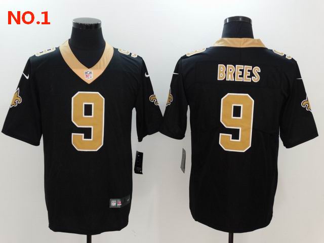 Men's New Orleans Saints #9 Drew Brees Jersey-1